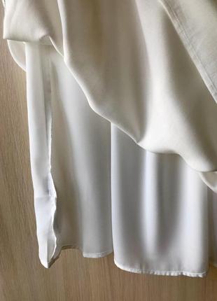 Белое платье с контрастной отделкой mango / s7 фото