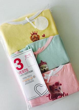 Майки primark для дівчаток