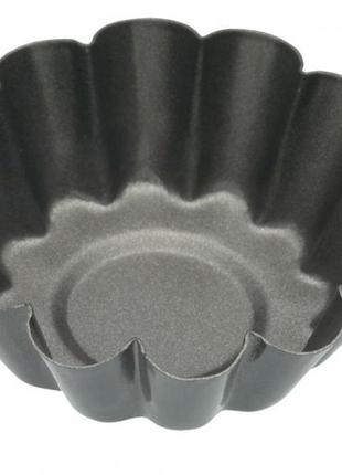 Kc ns форми для випічки міні кошики рифлені з антипригарним покриттям 6см 4 одиниці