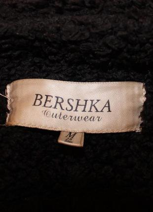 Демисезонная замшевая дубленка косуха, пальто bershka4 фото