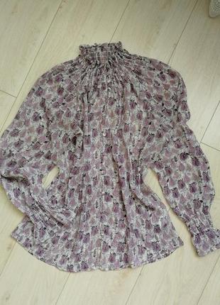 Блузка из жатой ткани next, р. 16