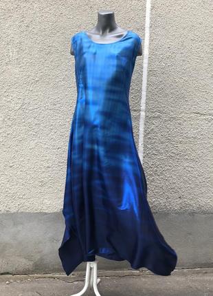 Літнє синє плаття shalaj2 фото