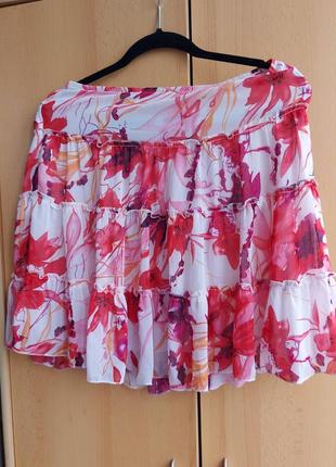 Як нова, дуже симпатична шифонова спідниця р. 44(s)-46(m)