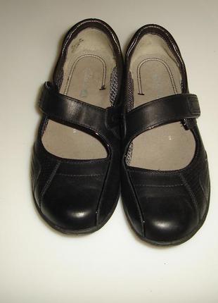 Шкіряні туфлі, мокасини clarks , р 38 ( uk 5 d), устілка 24,5 см