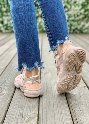 Кроссовки adidas ozweego adiprene ‘peach’8 фото