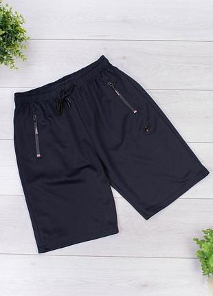 Стильные синие мужские шорты короткие спортивные