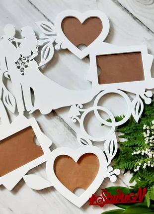 Фоторамка "свадебные мотивы" 68х63 см