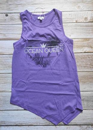 Удленненная футболка майка туника  152 р ovs италия 🇮🇹