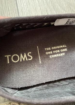 Эспадрильи слипоны мокасины туфли toms оригинал 8  38,57 фото