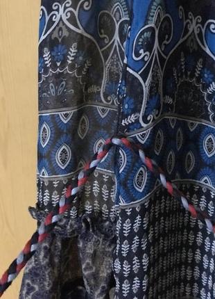 Легке літнє плаття з поясом-зав'язкою10 фото