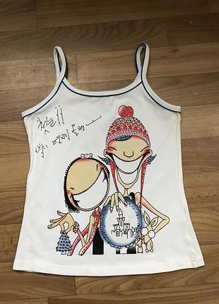 Майка на девочку colabear хлопок