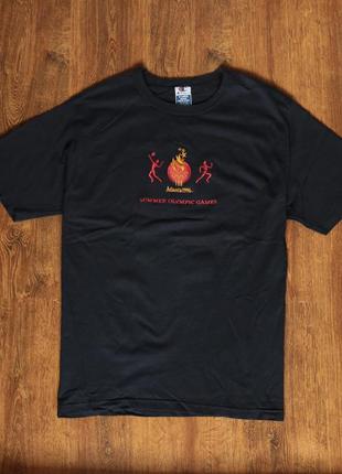 Чоловіча вінтажна футболка champion atlanta summer olympics games 1996 t-shirt