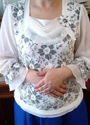 Блузка женская праздничная