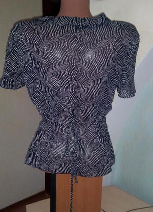 Легка блузка на зав'язках від marks & spenser3 фото
