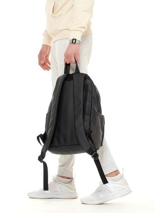 Качественный городской черный мужской рюкзак10 фото