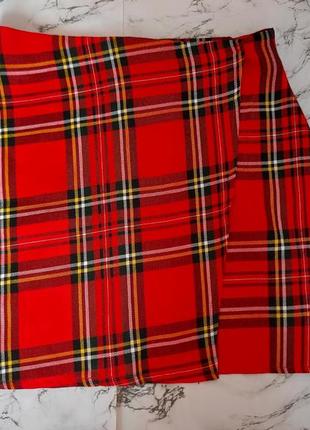Юбка в шотландскую клетку
