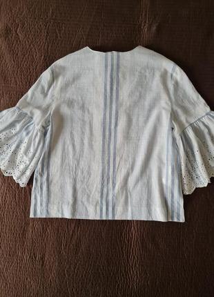 Блуза mango с оригинальными рукавами.2 фото