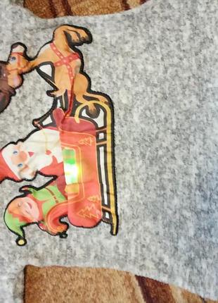 Реглан новогодний светится 3