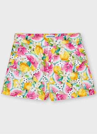 Яркие шорты из новой коллекции mayoral арт.3908 на 98, 104, 110, 116, 122, 128, 134 см