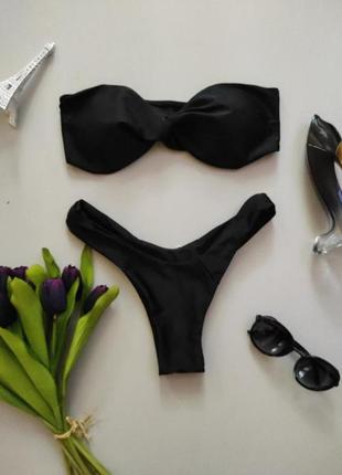 Раздельный брендовый купальник бандо бикини