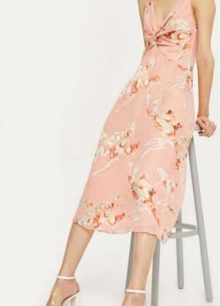 Шикарное платье сарафан цветочный принт размер 14 с сайта asos2 фото