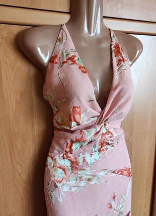 Шикарное платье сарафан цветочный принт размер 14 с сайта asos9 фото