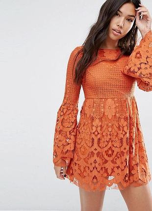 Мереживне плаття boohoo р. 12