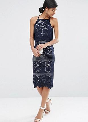 Кружевное платье asos р.6