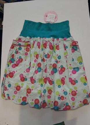 Юбка тюльпан на трикотажной резинки для девочки