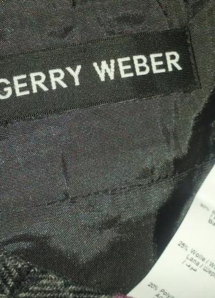 Якісна вовняна спідниця в клітку,на запах,46-50разм,gerry weber.4 фото