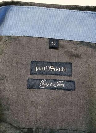 Сорочка paul kehl, 100% бавовна,m, 39, як нова!3 фото