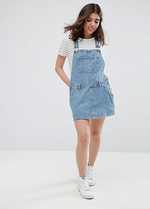 Моднячий джинсовый сарафан h&m