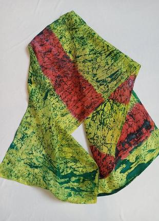 Два шовкових хустки шаль шарф2 фото