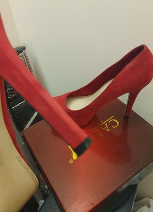 Туфли красные высокий каблук bershka 41р.3 фото