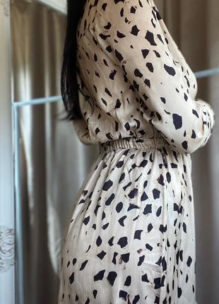 Сукня в ніжний леопардовий принт3 фото