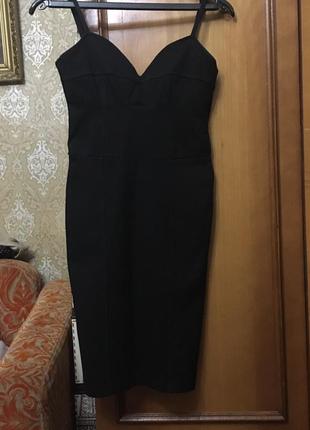 Платье базовое h&m бандажное вечерние1 фото