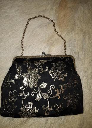 Театральная сумочка в винтажном стиле1 фото
