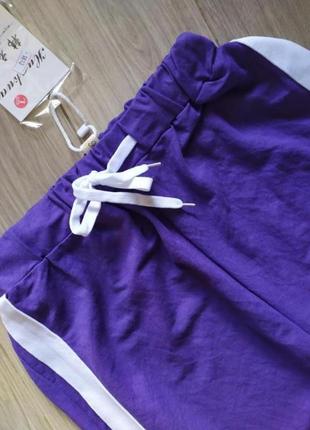 💎стильные фиолетовые штанишки с лампасами💎2 фото