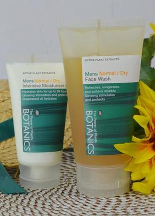 Фирменный набор по уходу за лицом для мужчин boots botanics mens normal dry skin