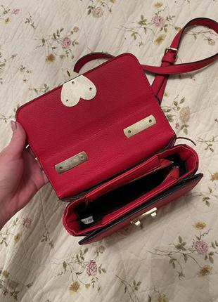 Красная женская сумка8 фото