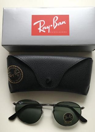 Ray ban rb3447 029 gunmetal round4 фото