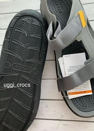 Crocs swiftwater expedition sandal slate grey3 фото