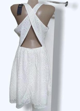 Кружевное платье сарафан с открытой спиной4 фото
