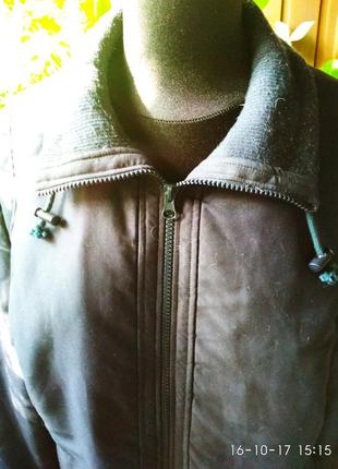 Куртка на тонкому синтепоні темно синього кольору jurgen michael2 фото