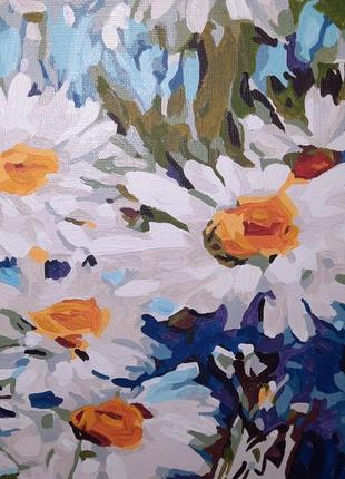 Картина "ромашки" 40x50 см, акрил