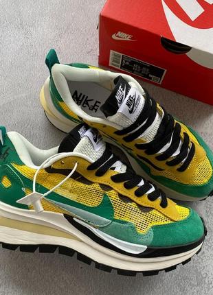 Женские кроссовки nike x sacai royal green 36-37-38-39-40-41