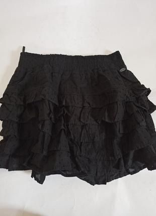 Жіноча чорна спідниця tom tailor.брендовий одяг stock