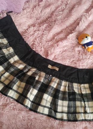 Мини-юбка шотландка7 фото
