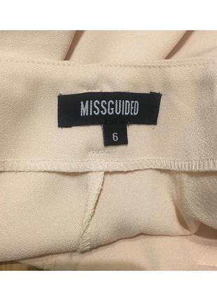 Новые бежевые шорты с высокой посадкой с от missguided4 фото