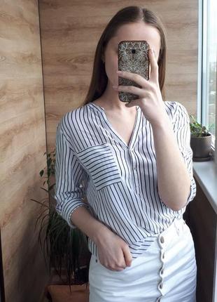 Легкая блуза из вискозы / s, m2 фото